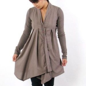 Prairie Underground | Asymmetrical Button Tunic Size XS